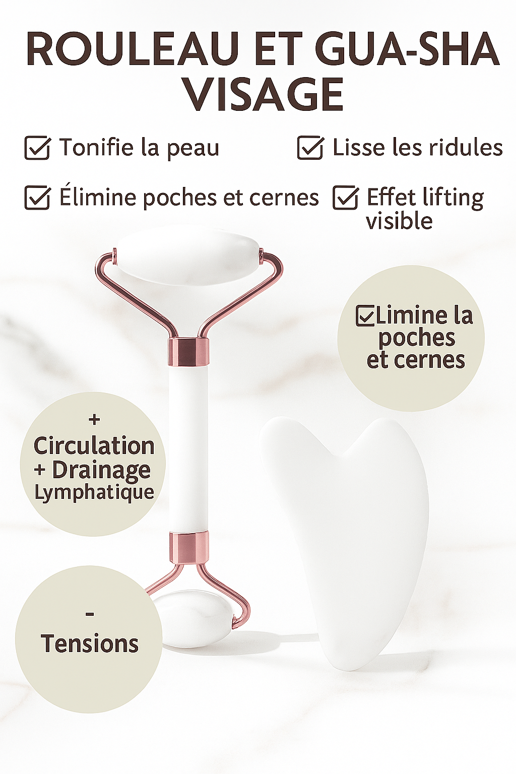 Gua-Sha et Rouleau Visage
