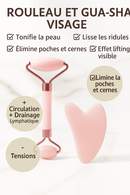Gua-Sha et Rouleau Visage